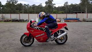 Ducati 400SS Junior 1988 Test ride