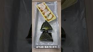 삼각김밥을 동결건조 해보았다. #shorts