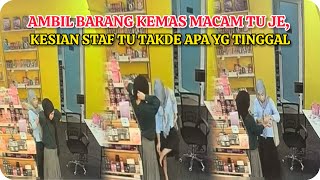 STAF KEDAI KOSMETIK DIPUK4U PEMBELI, GELANG, RANTAI \u0026 CINCIN EMAS HABIS DISERAH