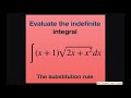 Evaluate the Integral (x+1) sqrt(2x + x^2) dx using the substitution method