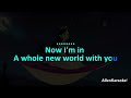 Aladdin - A Whole New World (Karaoke) (MALE SOLO)