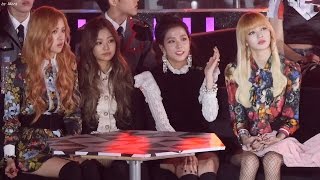 161226 블랙핑크 (BLACKPINK) -대기중 팬인사,지수,리사 장난 [제니,로제,지수,리사] 직캠 Fancam (2016 가요대전) by Mera