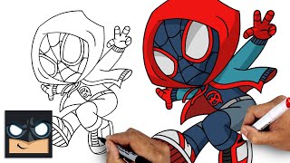 How To Draw Miles Morales | Spider Man Drawing Tutorial