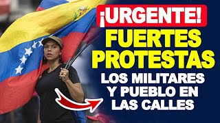 🔴URGENTE El Pueblo Y MILITARES en las Calles Miles Exigen la Salida de NICOLAS MADURO