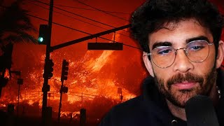 The LA Wildfires Are Devastating | Hasanabi reacts