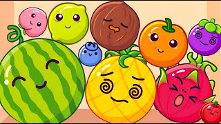 Merge Watermelon 3D : Merge Fruit Drop game \u0026 Fruits Master - ASMR GAMEPLAY ( Suika games )