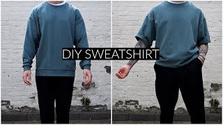 *EASY* DIY OVERSIZED SWEATSHIRT | Men's Fashion | Daniel Simmons