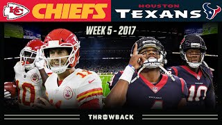 A Big Play Loaded 4th Quarter! (Chiefs vs. Texans 2017, Week 5)