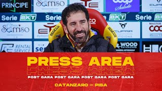 PRESS AREA | CASERTA NEL DOPO GARA DI CATANZARO-PISA