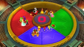 Super Mario Party Minigames - Mario vs Bowser vs Peach vs Daisy