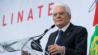 Mattarella all' inaugurazione della nuova area imbarchi dell’Aeroporto di Milano Linate