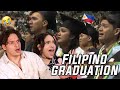 You've NEVER SEEN a graduation like this! Latinos react to Filipino Students Graduation Singing