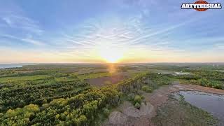 Chasing the Sunset: Nature From Above 🌅🍃