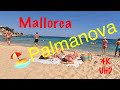 Spain Beach Walk: Palmanova (Palma Nova) Mallorca June 2024