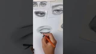 تعلم رسم عين واقعية مغمضة✨بث تيك توك تعلم الرسم ✨كود خصم نونabb1✨