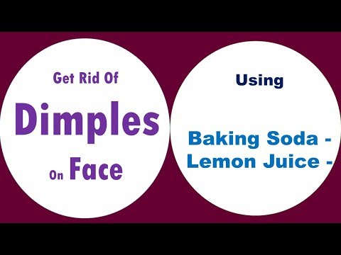 Get Rid Of Dimples On Face With Baking Soda & Lemon Juice Get Rid Of Dimples On Face With Baking Soda & Lemon Juice