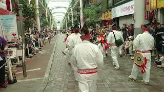 63回 赤羽馬鹿祭り踊りパレード 白きつねチャン 2018 スズラン通り