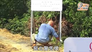 探射燈：元朗萬呎地違規　地署規劃署鬥拖