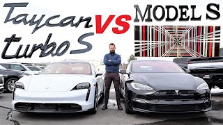 2023 Porsche Taycan Tubro S VS 2023 Tesla Model S Plaid: Which Performance EV Is Best?