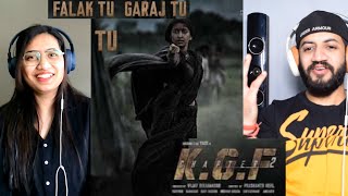 Falak Tu Garaj Tu Lyrical (Hindi) | KGF Chapter 2 | Reaction