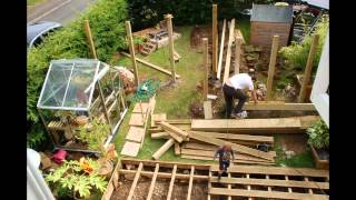 Start of a Back Garden Makeover 6 Days in 4 minutes-Timelapse. See Description for end result