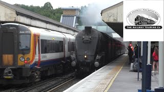 60009 Union Of South Africa with WCR 47760 \u0026 47580 County Of Essex DORSET COAST EXPRESS 09/08/18