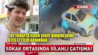 Sokak ortasında silahlı çatışma!