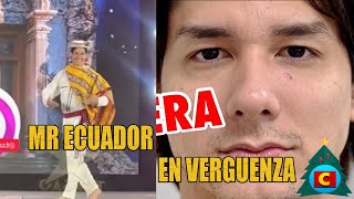 Mr ECUADOR no llego ni al TOP 20 ANTONIO BORJA