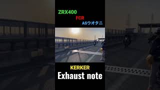 カスタムZRX400の音がレーシー過ぎる気がするよ