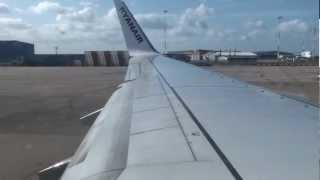 Ryanair, Departing East Midlands airport and arriving into Alicante airport