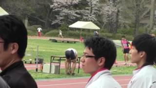 2017年4月8日　新四大学対校戦　男子走幅跳　桑原　1回目