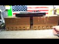 demo of nice pair of gold vintage bogen db20 mono block tube amps 6l6 for sale