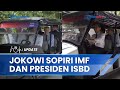 Momen Jokowi Tertawa Lepas saat Sopiri IMF dan Presiden ISBD di Acara KTT G20 Bali