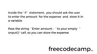 Learn Lambda Functions by Building an Expense Tracker | Python Beta Cert | Step 30