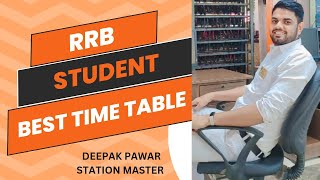 RRB STUDENTS PERFECT TIME TABLE