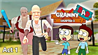 Bad Granny Chapter Two Act 1 - Android Game | Shiva and Kanzo Gameplay