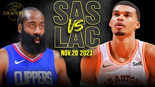 San Antonio Spurs vs Los Angeles Clippers Full Game Highlights | Nov 20, 2023 | FreeDawkins