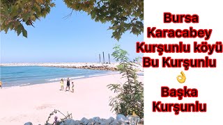 KARACABEY KURŞUNLU KÖYÜ PLAJINDAYIZ #kurşunlu #marmaraplaj #tatiltavsiyeleri