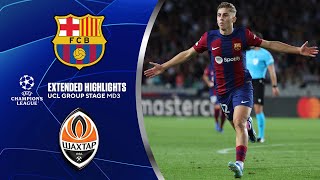 Barcelona vs. Shakhtar Donetsk: Extended Highlights | UCL Group Stage MD 3 | CBS Sports Golazo