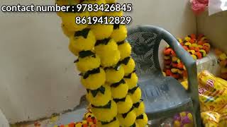 Patti Plastic Mala Ganda Ladi || Patti Artificial Ganda Ladi || Patti Marigold Flower || Balaji Lace