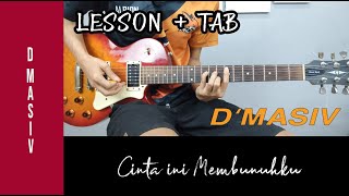 Tutorial D'Masiv Cinta ini Membunuhku - Intro & Melodi + TAB