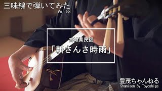 【三味線で弾いてみた】宮城県民謡「新さんさ時雨」