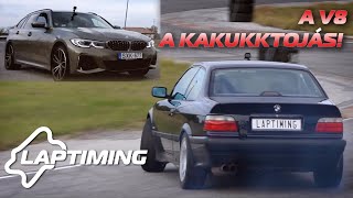 A V8 a kakukktojás! - BMW M340d vs. BMW E36 4.4 V8