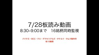 【2021.07.28】株デイトレ板読み動画(8:30-9:00)【バイク王・BCC・ジェイリース・タケエイ・アイドマ・デクセリアルズ・タムラ製作所・ラクス・大泉製作所・テス・NPC・他5銘柄】