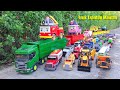 Mantap !! Mobil Truk Tronton Panjang Bongkar Mainan Mobil Mobilan Oleng, Pesawat, Excavator, Crane