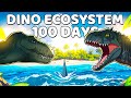 I Simulated The Ultimate Dinosaur Ecosystem for 100 Days.......