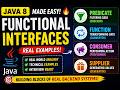 Java 8 Functional Interfaces Explained with Real Examples | Predicate Function Consumer Supplier