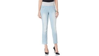 DKNY Jeans Sculpted Straight Leg Cropped Pant