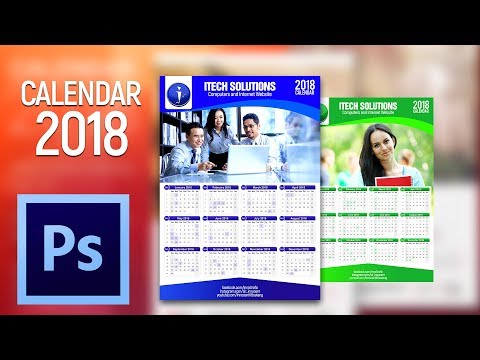 How To Design a 2018 Calendar in Photoshop CS6 | Tutorial How To Design a 2018 Calendar in Photoshop CS6 | Tutorial