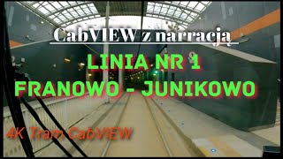 |4K Tram CabVIEW | Narracja | Linia nr 1 - Franowo - Junikowo